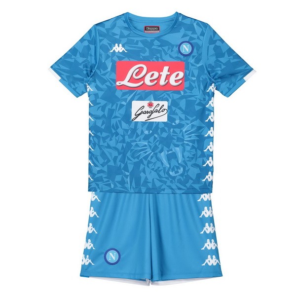 Camiseta Napoli Primera equipo Niños 2018-19 Azul